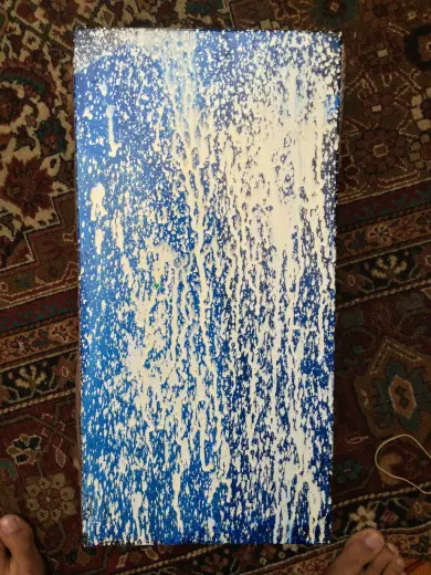 Blue & White Flood