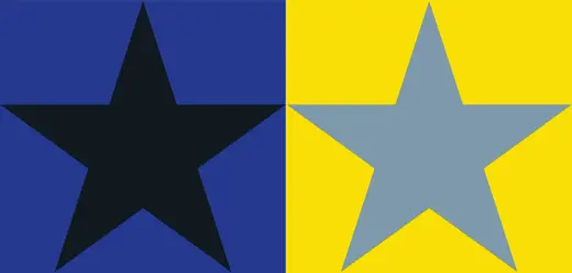 Star (Yellow C, 5425, Dark Blue C, Black 6C)