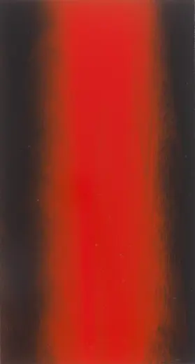 Untitled (Red/Black Flood painting 07)