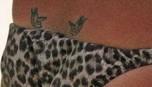 Kate Moss Tattoo by Lucian Freud