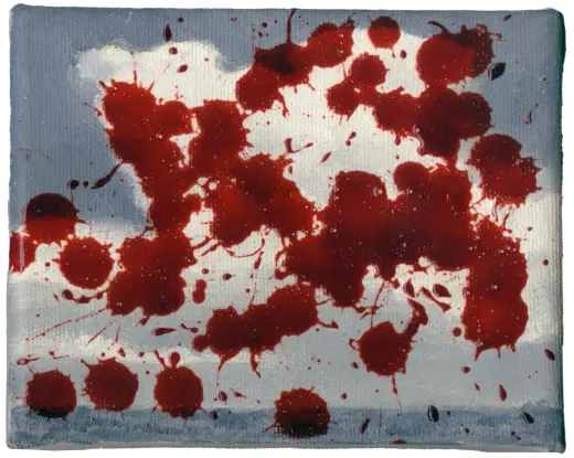 Untitled (Blood Landscape BW)