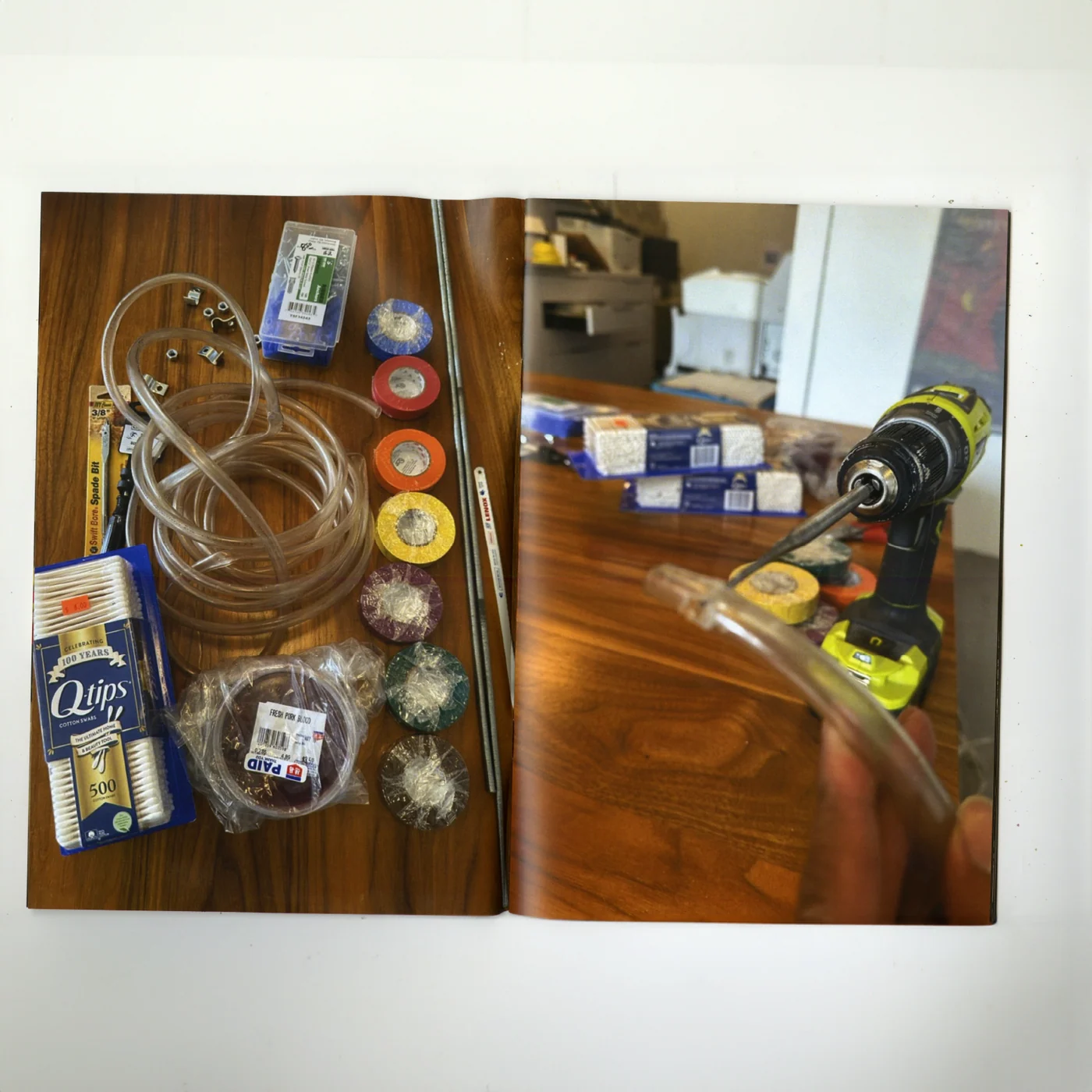 HANDYMAN zine - interior spread, studio product image 2