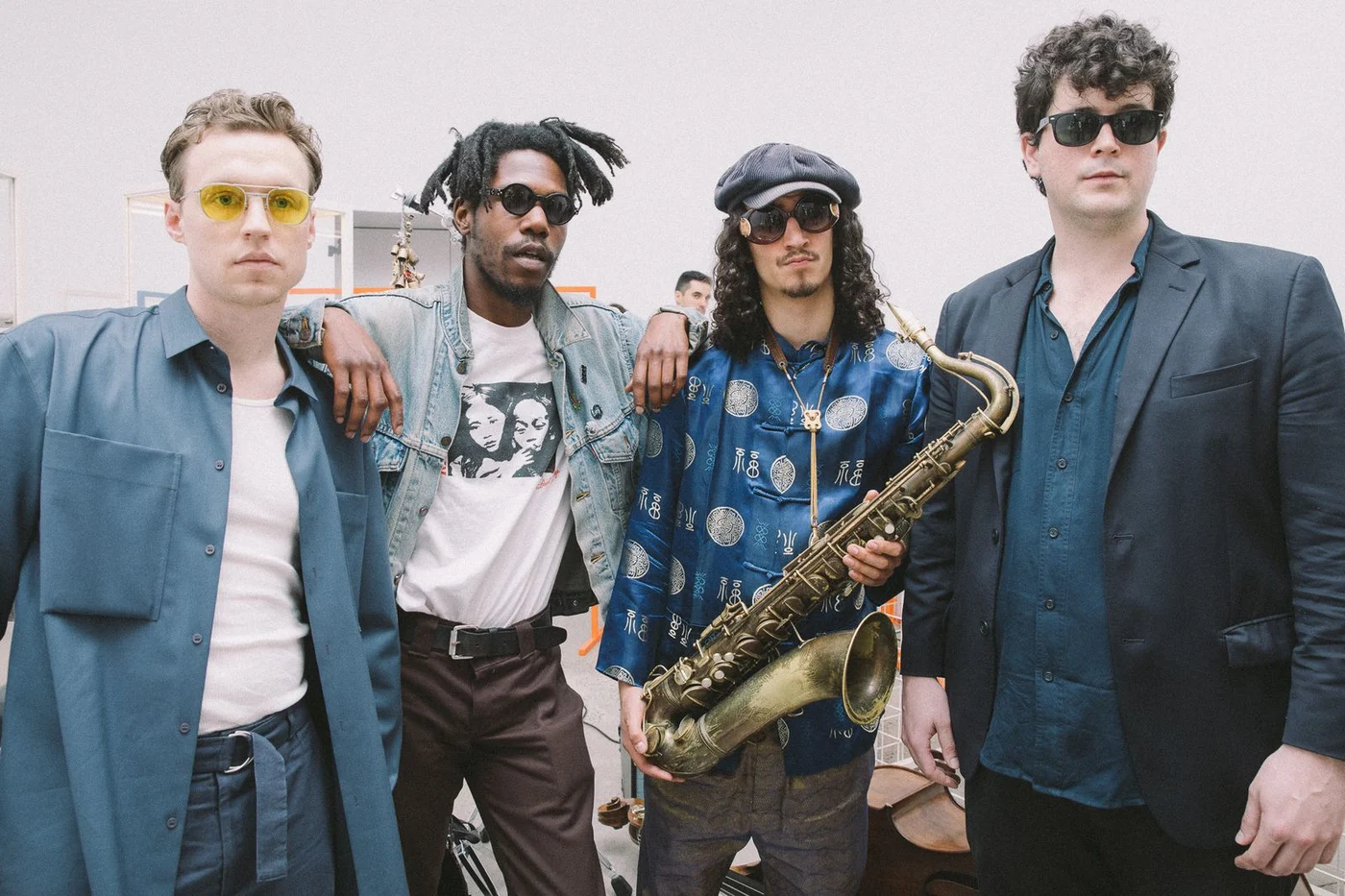 Onyx Collective, who performed at the Friends exhibition opening