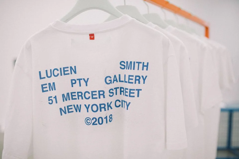 Off-White T-shirt made for Lucien Smith’s Friends exhibition