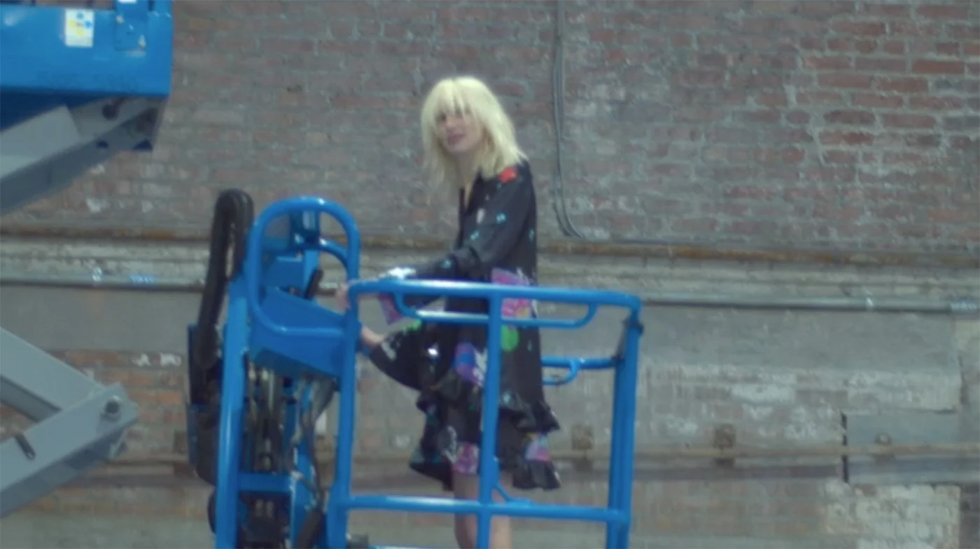 Lili Sumner in Publicity Stunt Woman for Cynthia Rowley