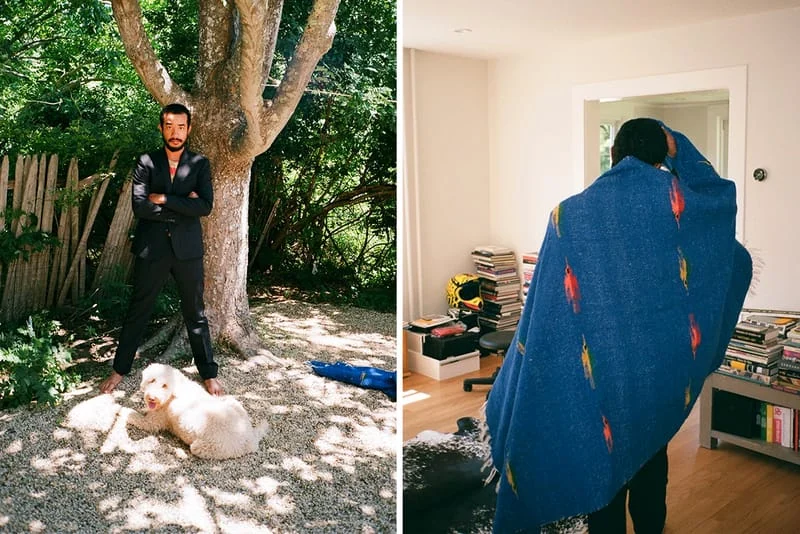 Lucien Smith in Montauk, photographed by Angelo Baque for SSENSE - source photograph 2