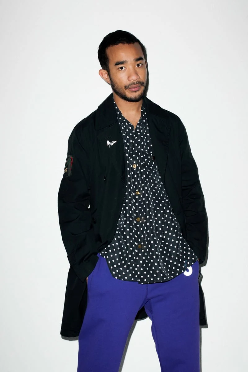 Lucien Smith modeling Supreme in Them Magazine’s Spring/Summer 2016 editorial - source photograph 4