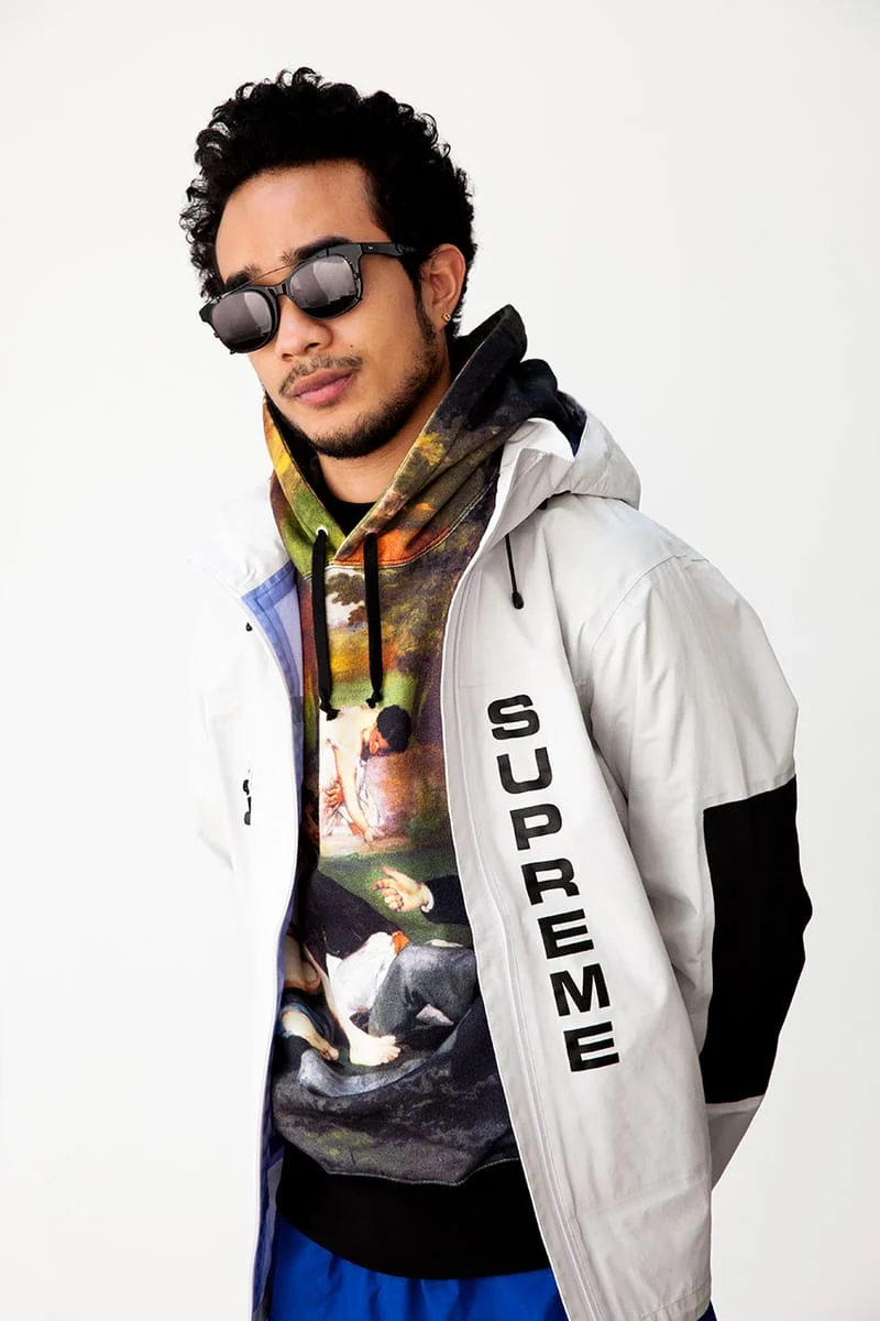 Lucien Smith modeling Supreme for WARP’s Spring/Summer 2014 editorial - source photograph 3