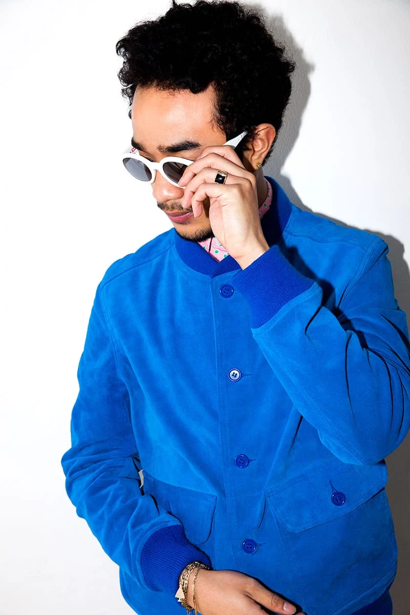 Lucien Smith modeling Supreme for WARP’s Spring/Summer 2014 editorial - source photograph 6